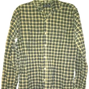 Saks Fifth Avenue mens long sleeve button down corduroy shirt size M